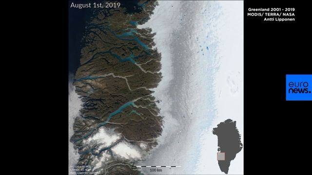 Melting ice & wildfires: Five visuals to sum up Greenland's heatwave