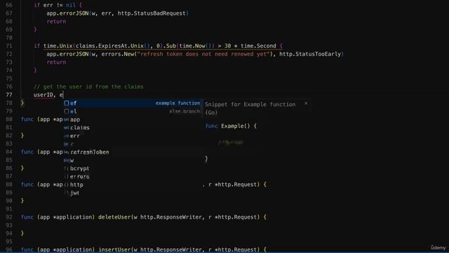 017 Implementing the handler to refresh tokens