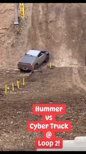 Хаммер против кибер трак