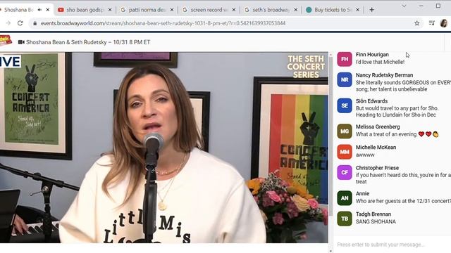 Shoshana Bean & Seth Rudetsky – She Used to be Mine