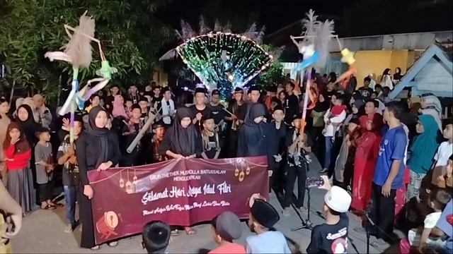 Penampilan peserta (grub baitus salam), takbir keliling 2023, suasana malam idul Fitri 2023