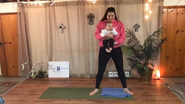 Mommy and baby holy yoga