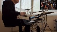 Jung Kook, V, Jimin, Jin (Drum Cover)