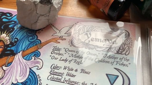 An emotional Witches Moon Unboxing, Orisha Yemanja & a Homesick Witch #22
