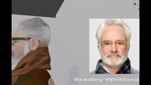 Актер фильма воссоздан в blender3d