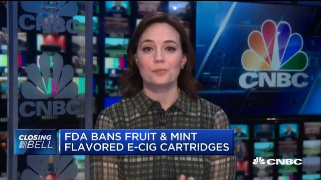 FDA bans fruit and mint flavored e-cig cartridges