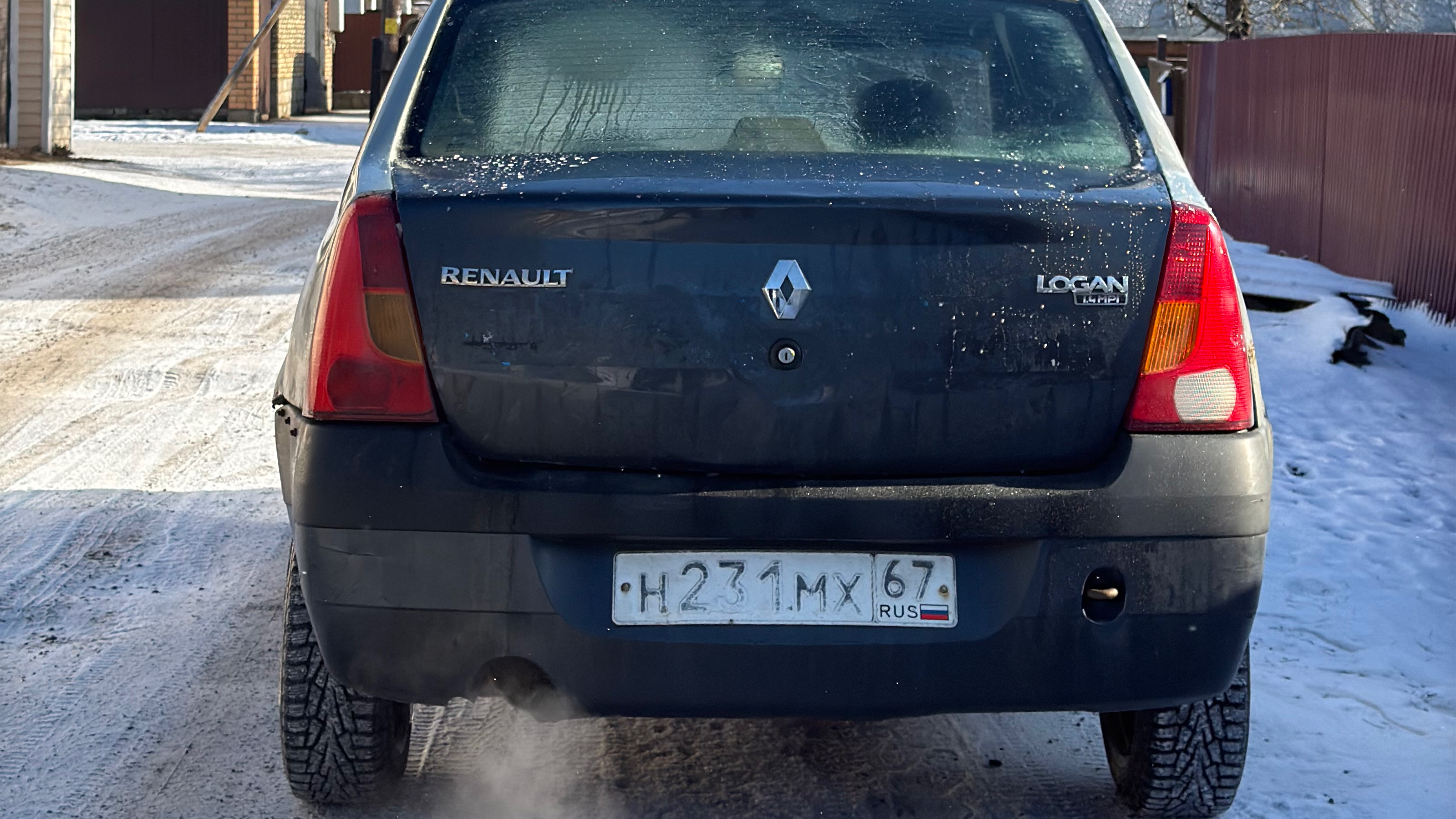 Обзор на Рено Логан 2008г 1.6