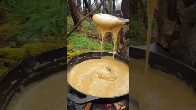 Крендели на костре-campFire baking pretzels