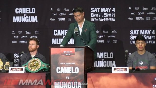 Canelo Alvarez PROFANITY LADEN RANT at Oscar De La Hoya after CONFRONTATION