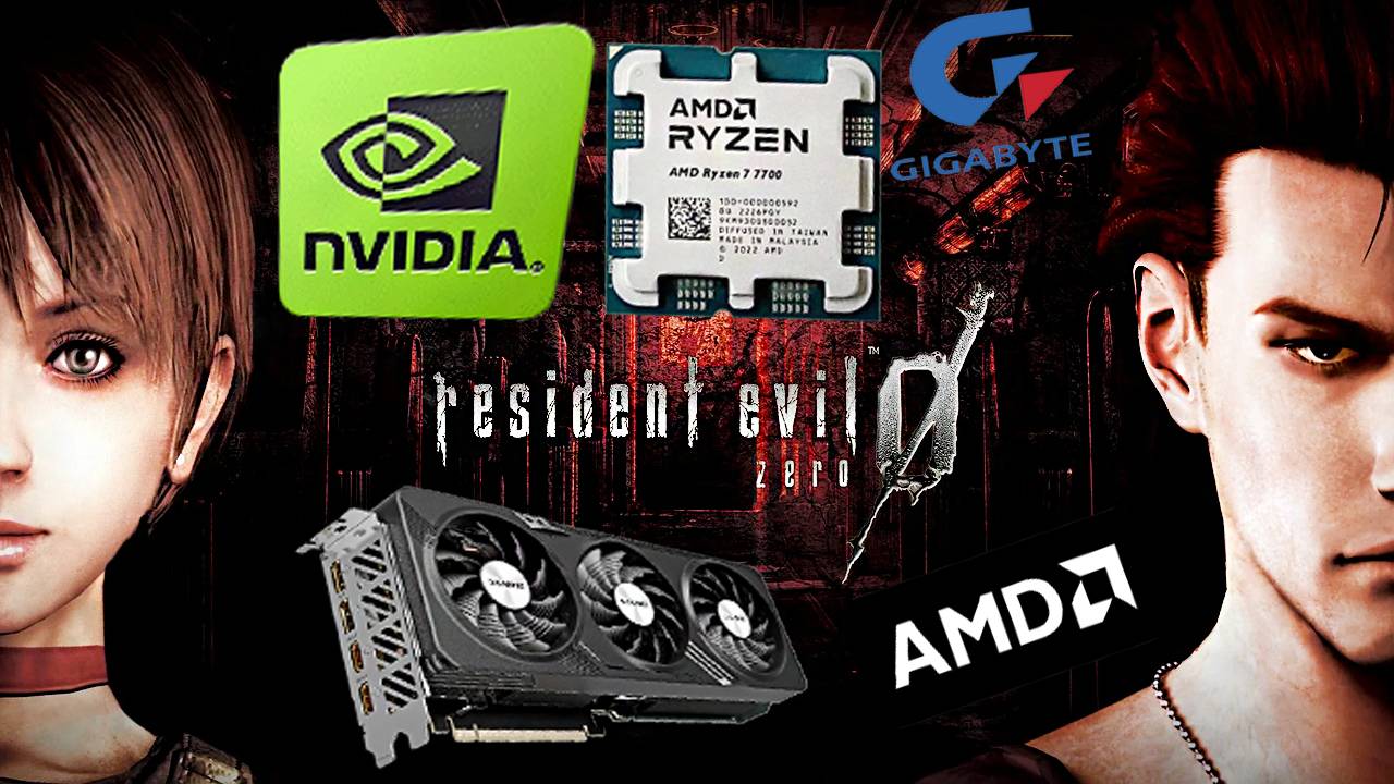 TEST AMD RYZEN 7 7700 AND RTX 4060 8 GB В RESIDENT EVIL 0 ZERO HD REMASTER | ТЕСТ МОЕГО КОМПЬЮТЕРА