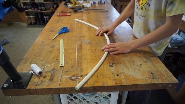 How to make a toy bow and arrow for kids part 1