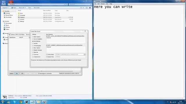 [2012] How to make a Cerberus RAT (1.03.4 Beta) server + port forwarding [With Download Link]
