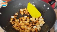 Firm Tofu Recipe: Stir Fry Tofu with Choy Sum in Taucu Sauce