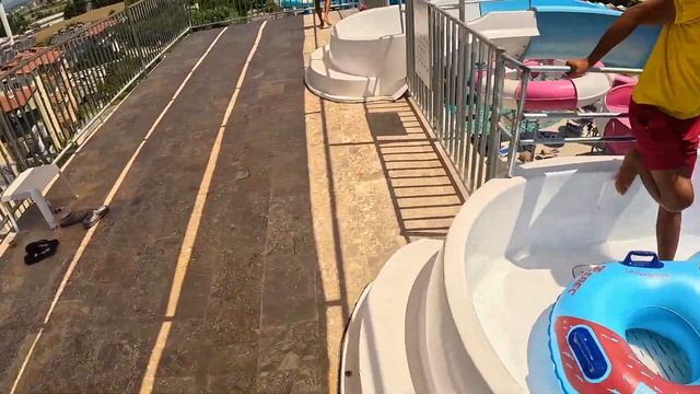 Butterfly Water Slide at Dream Water World Hotel, Side Antalya 💦