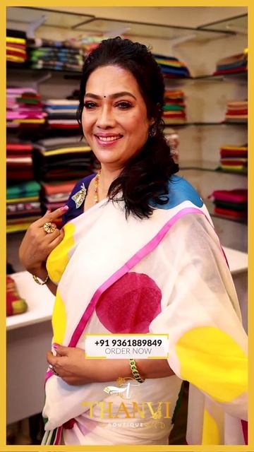 🥻 Polka Dot Sarees Lookbook | Must-Have Prints and Colors | Trendy Look | 9361889849 #saree