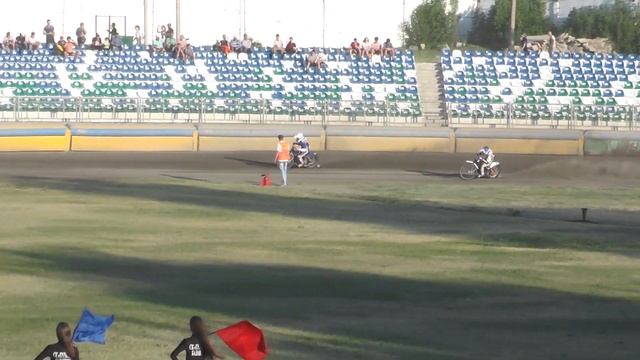 08.06.2019, Финал U-19, Балаково, 6-й заезд, Финиш с падением Беляева