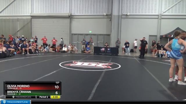 127 Lbs Round 3 (8 Team) - Olivia Moreno, Texas Blue Vs Brenya Crahan, Missouri 1 4bbc