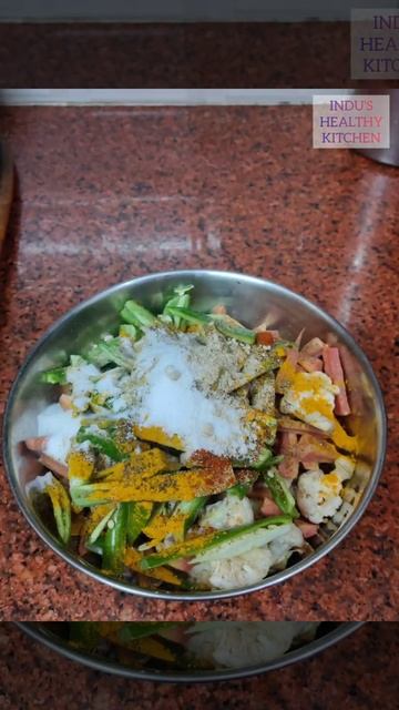 Gajar Gobi Hari Mirch ka Achar Recipe #youtubeshorts #homemade #shorts