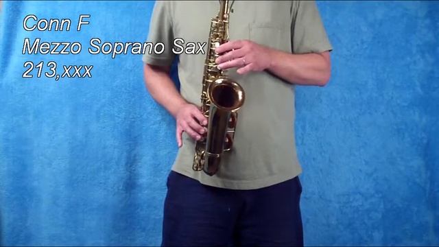 Conn F Mezzo Soprano Sax 213xxx