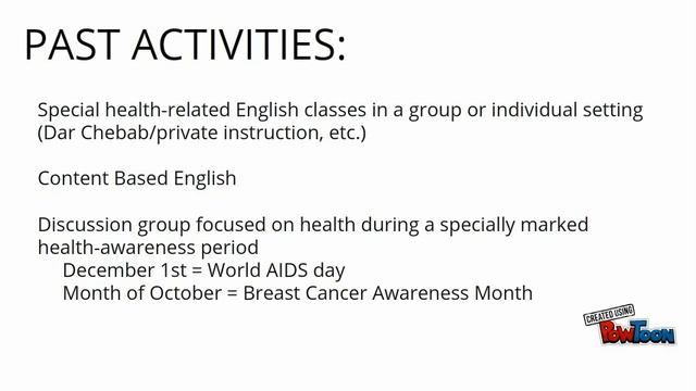 Peace Corps Morocco Sexual Health TOT-8