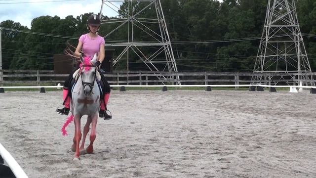 Kelsey & Buzz at Pink Flamingo Day show, 8-16-2011