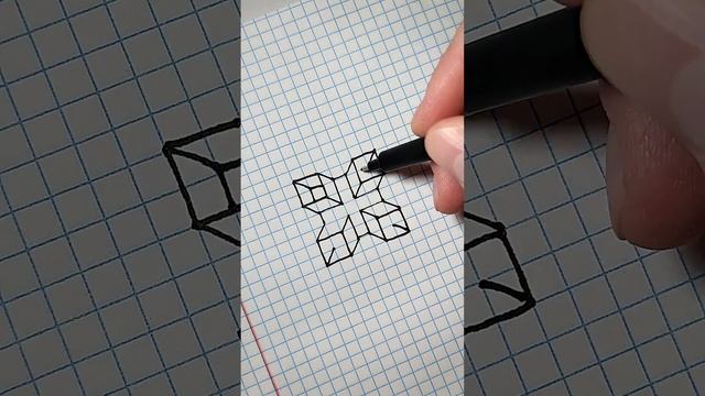 Рисунок в тетради лёгкий