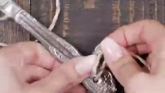 How to make a silverware wind chime