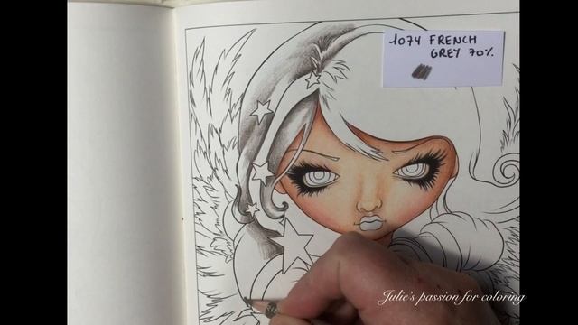 Jasmine Becket-Griffith - Angel of star light - prismacolor pencils - part 1