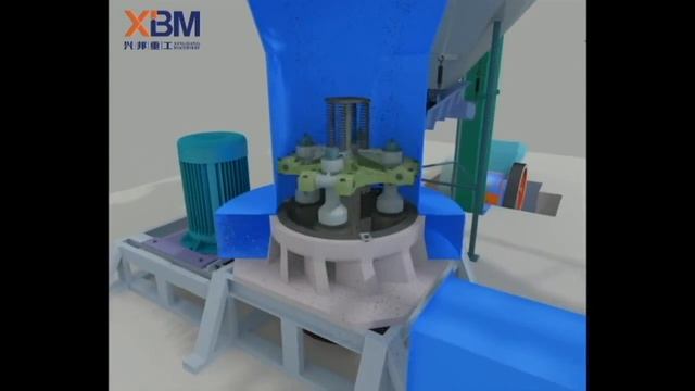 3 minutes learn how Raymond mill works