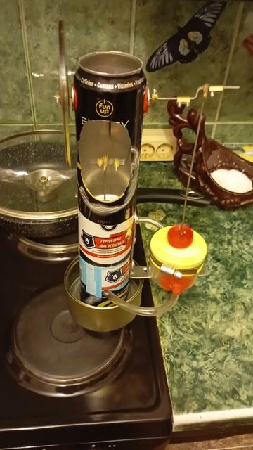 Двигатель Стирлинга из подручных материалов