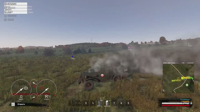 DayZ:Land of the dead| БТР подбит... #dayz #lotd #qwertysev #qwertyseverodvinsk