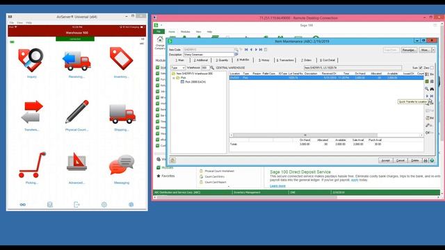 Warehouse Automation for Sage 100 with DWD Tech Group & Scanco