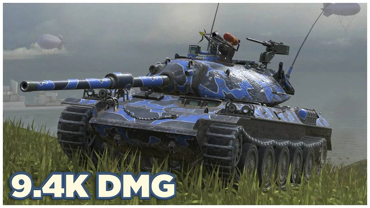 STB-1  9.4К УРОНА 5 ФРАГОВ  Tanks blitz