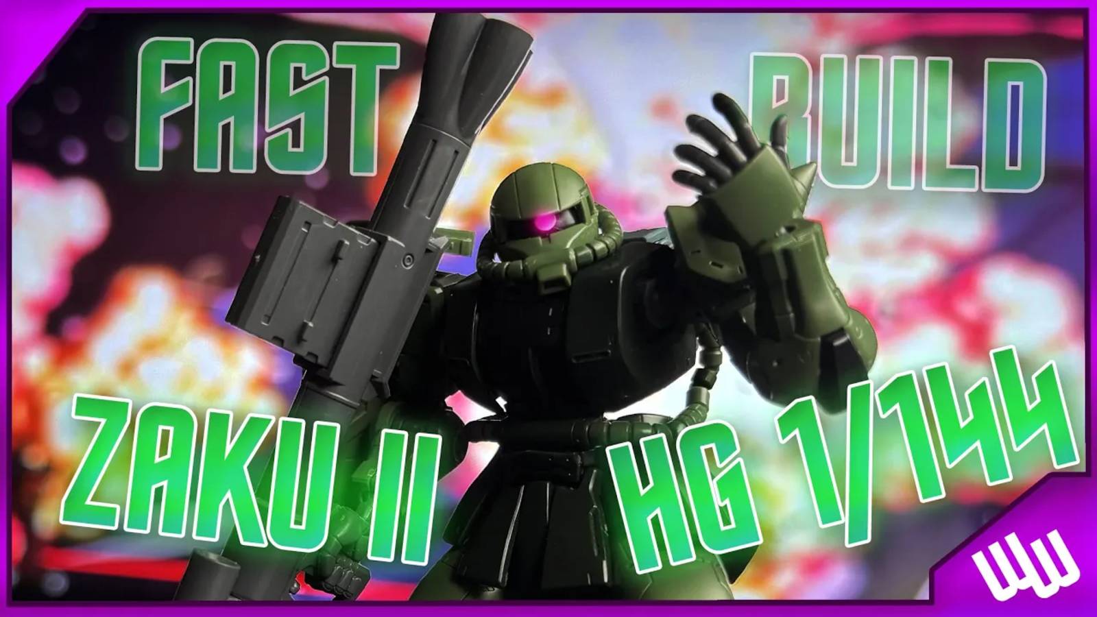 HG 1_144 MS-06 ZAKU II Type C_ Type C-5  _ FAST BUILD_ _ Gundam Origin