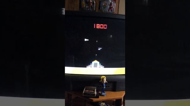 Atari 2600 M.A.D. Played on an old school t.v.