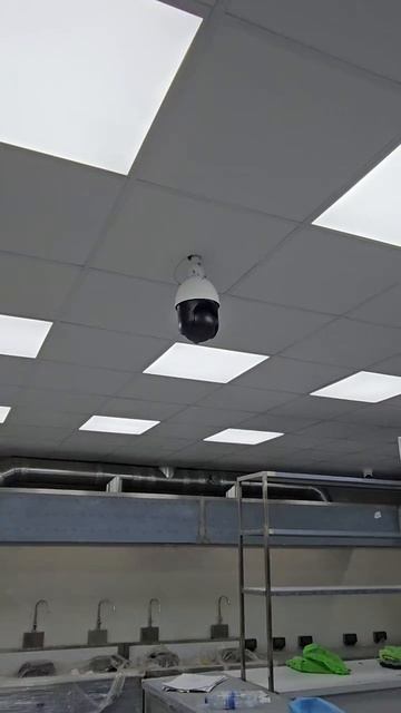 360gradus aylanuvchi Hikvision PTZ kamerasi. PTZ-камера Hikvision с вращением на 360 градусов #cctv