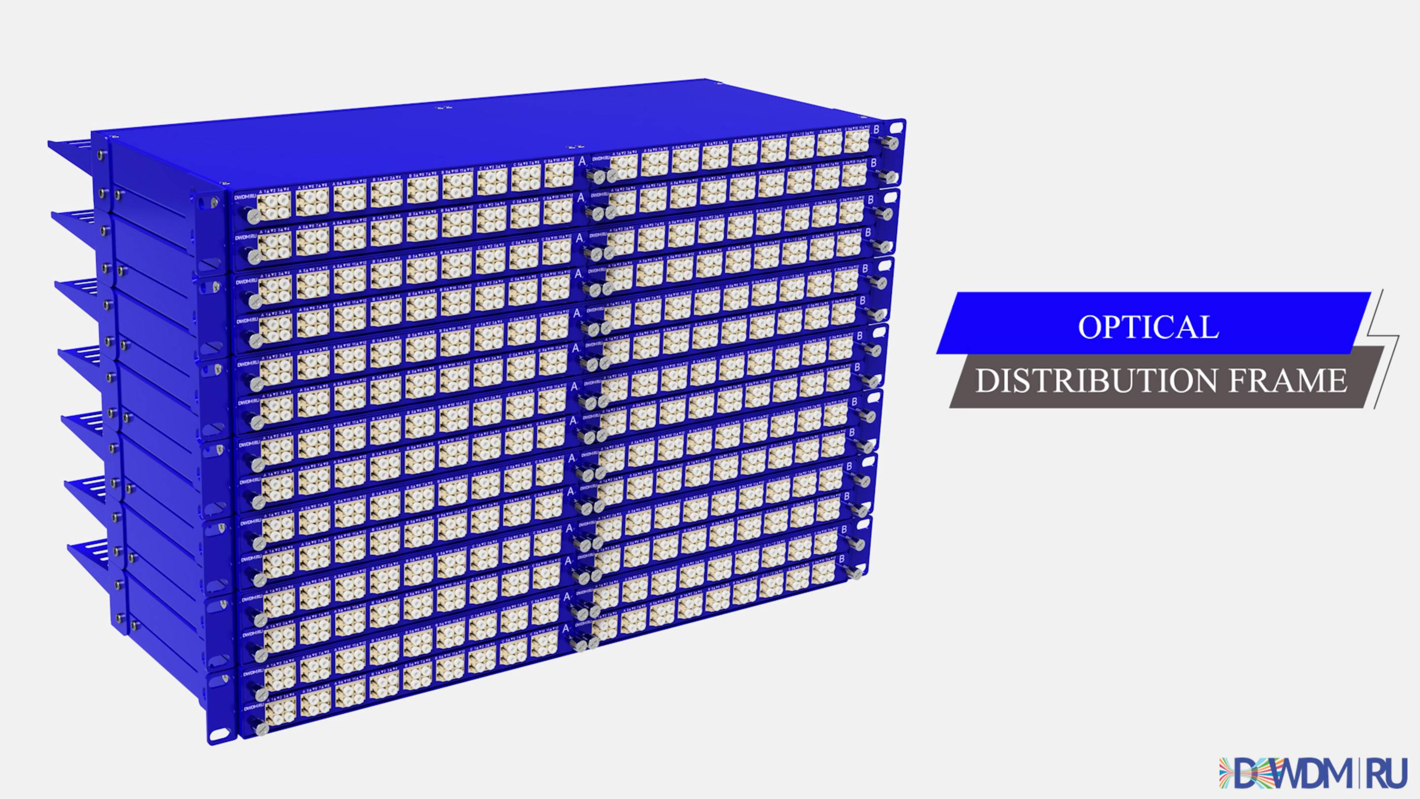 Optical distribution frame (ODF) DWDM.RU - Высокоплотная оптическая распределительная платформа