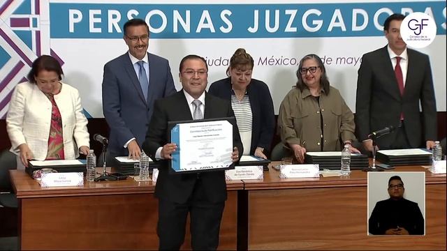 Ceremonia de Ratificación de Personas Juzgadoras 2024
