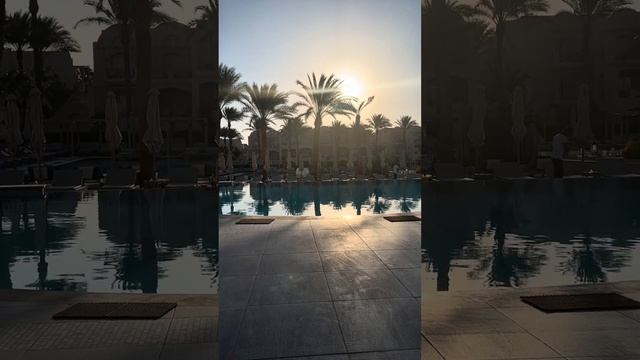 Morning Serenity: Sunrise Views at Tui Blue Makadi Bay, Hurghada, Egypt | Poolside Bliss!
