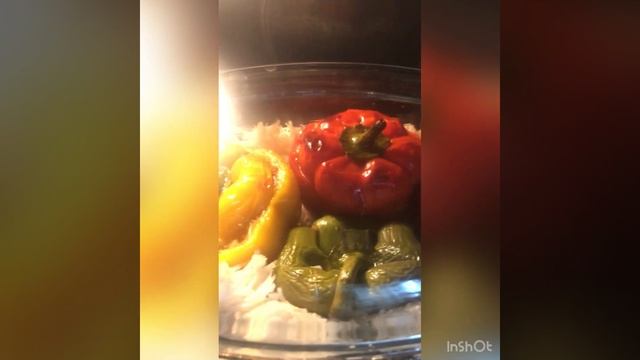 Capsicums Stuffed with potatoes || Capsicum and leftover boiled Rice || Stuffed Capsicum steam/fry.