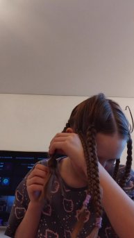 расплетаю волосы #