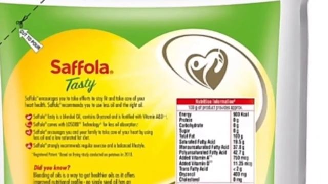 Saffola tasty oil