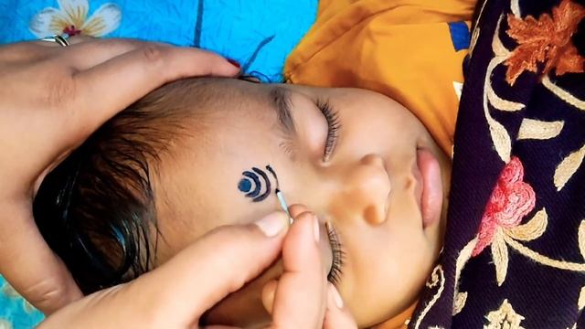 Top 10 kajal tika designs for baby boy/girl (both) #babymakeup #cutebaby #babyvideos #bindidesign