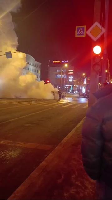 Москва.На ул. Перовской  произошло ДТП с участием двух автомобилей,движение затруднено.