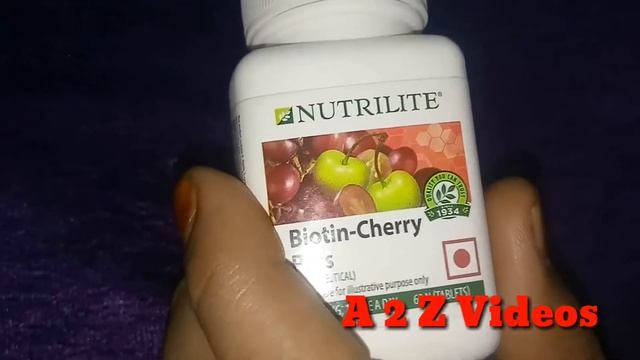 Nutrilite Biotin Cherry Plus Review # Hairs,Nails,Skin Suppliment