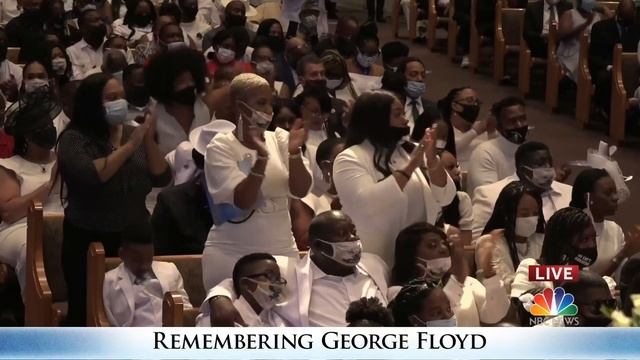 Mayor Sylvester Turner speaks at George Floyd's funeral
