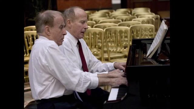 Richard and John Contiguglia - Mozart Sonata in F major (K. 497) for One Piano, Four Hands