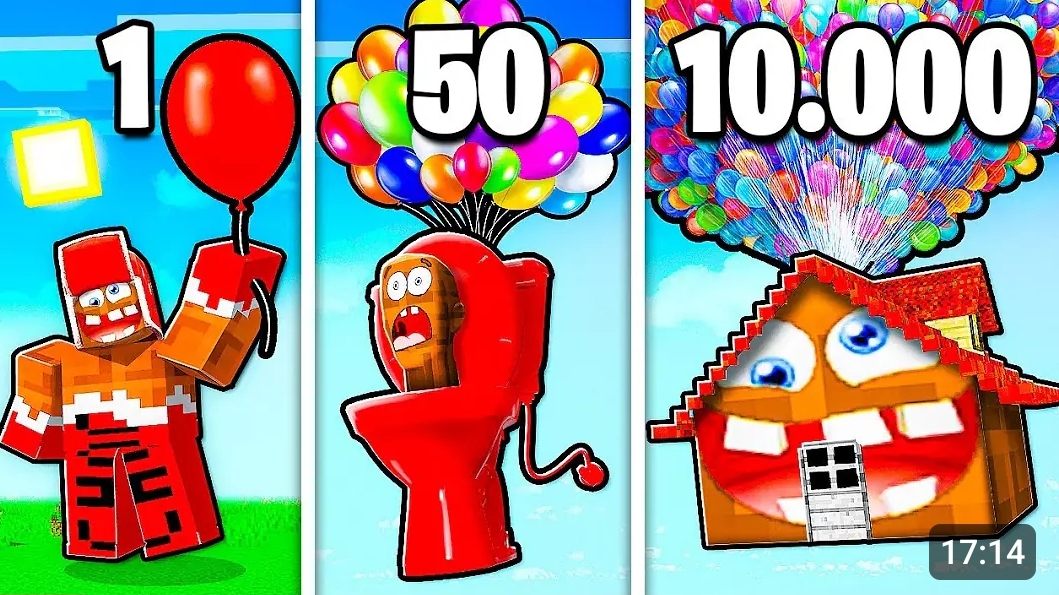 😱 Моего *БЕЗУМНОГО* Друга ПОДНЯЛИ 100.000 ШАРОВ в КОСМОС в Roblox !