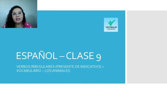 Espanhol - Aula 09 (Parte 1 - 27/08) - Los animales + Expresiones idiomaticas - Taisi Oliveira