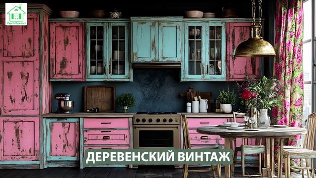 Деревенский интерьер в стиле Винтаж и фото идеи для оформления (23)